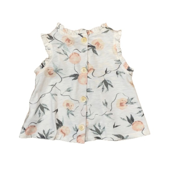 Jessica Simpson Sleeveless Floral Print Top Size 24 Months - Picture 2 of 4